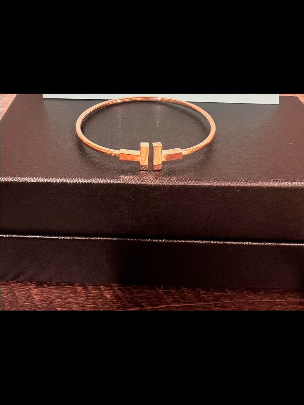 Played Gold Hinged Bar Cuff Bracelet - Women Jewelry